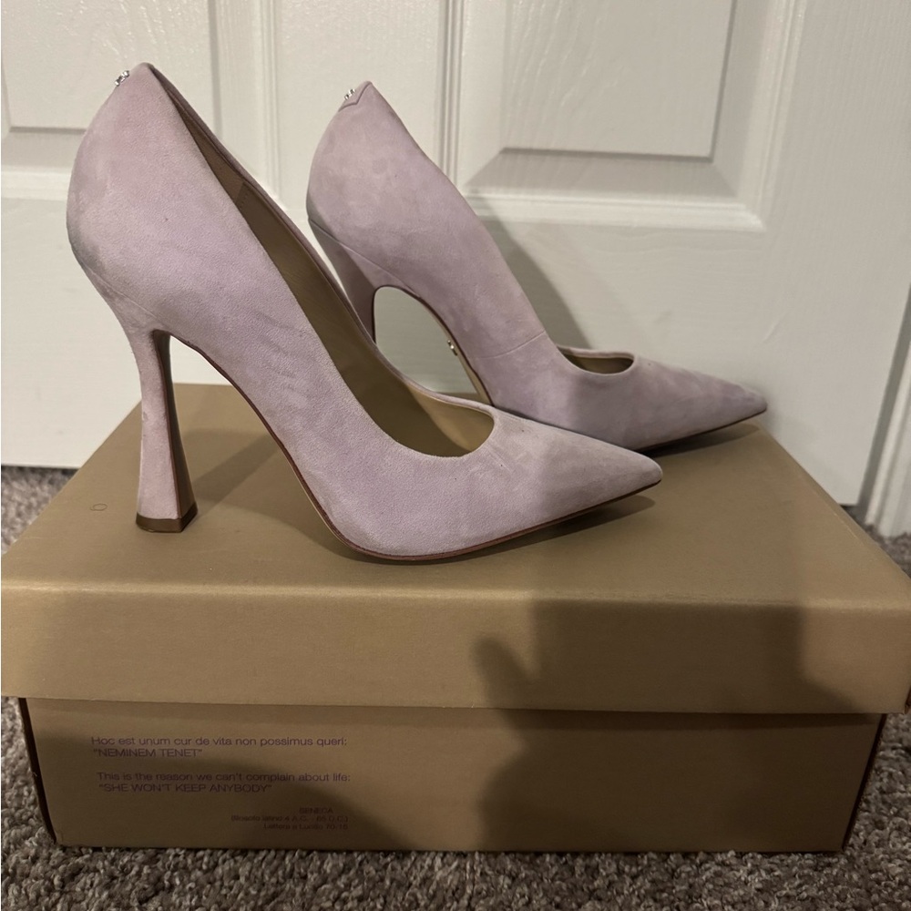 Sam Edelman Light Purple Women's Heels - Picture 2 of 4